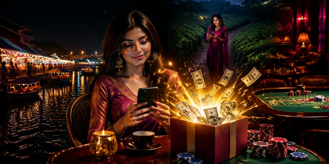 বরিশালের চা বাগানে মোবাইলে tk777club ক্যাসিনো ও বেটিং অ্যাপ ব্যবহার করছেন একজন ব্যবহারকারী