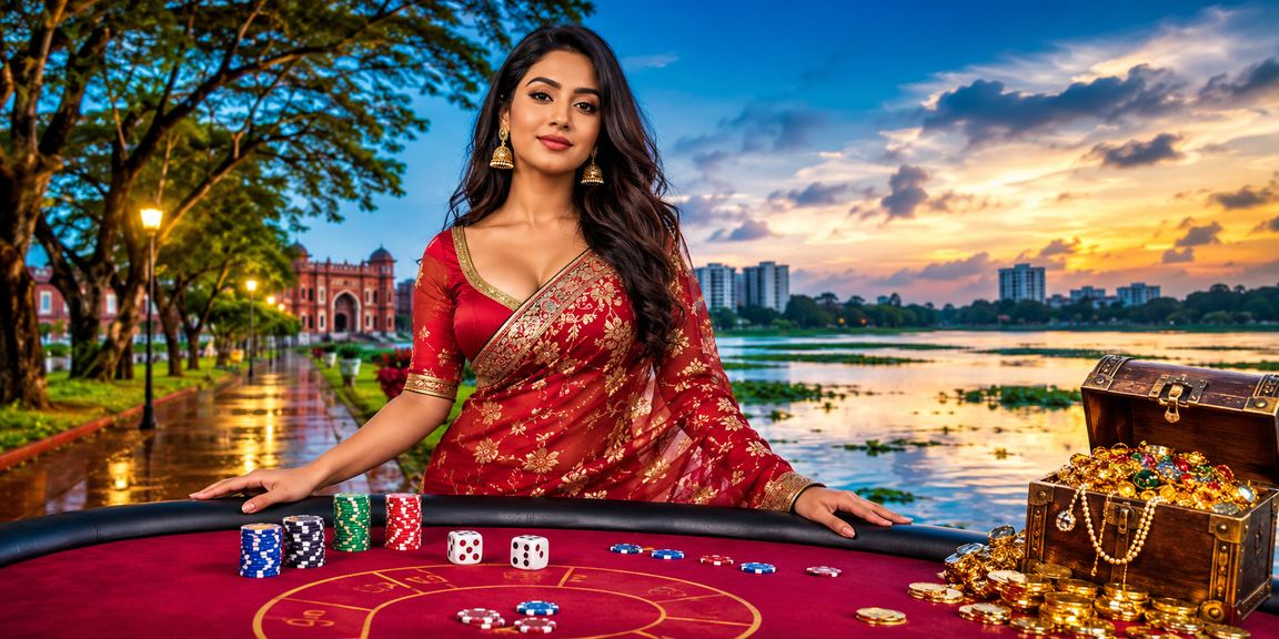 A user enjoying dice games and Sports Betting on mobile at a beach in Rajshahi