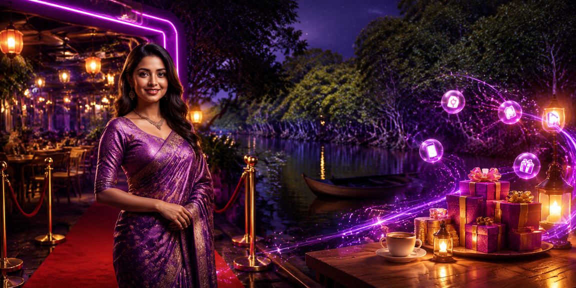 সিলেটে নিয়ন আলোয় মোবাইলে tk777club পেমেন্ট করছেন একজন ব্যবহারকারী